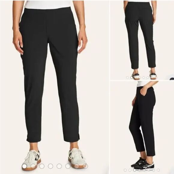 Eddie Bauer Women's Charcoal Pants Lightweight Track Jogger Size Medium - Picture 1 of 7
